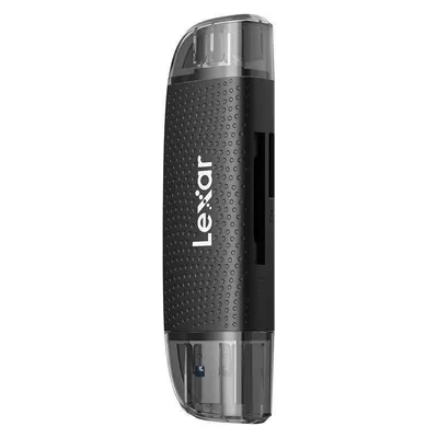 Kartenleser Lexar LRW310 Dual Slot SD/microSD USB-A/C 205 MB/s Schwarz
