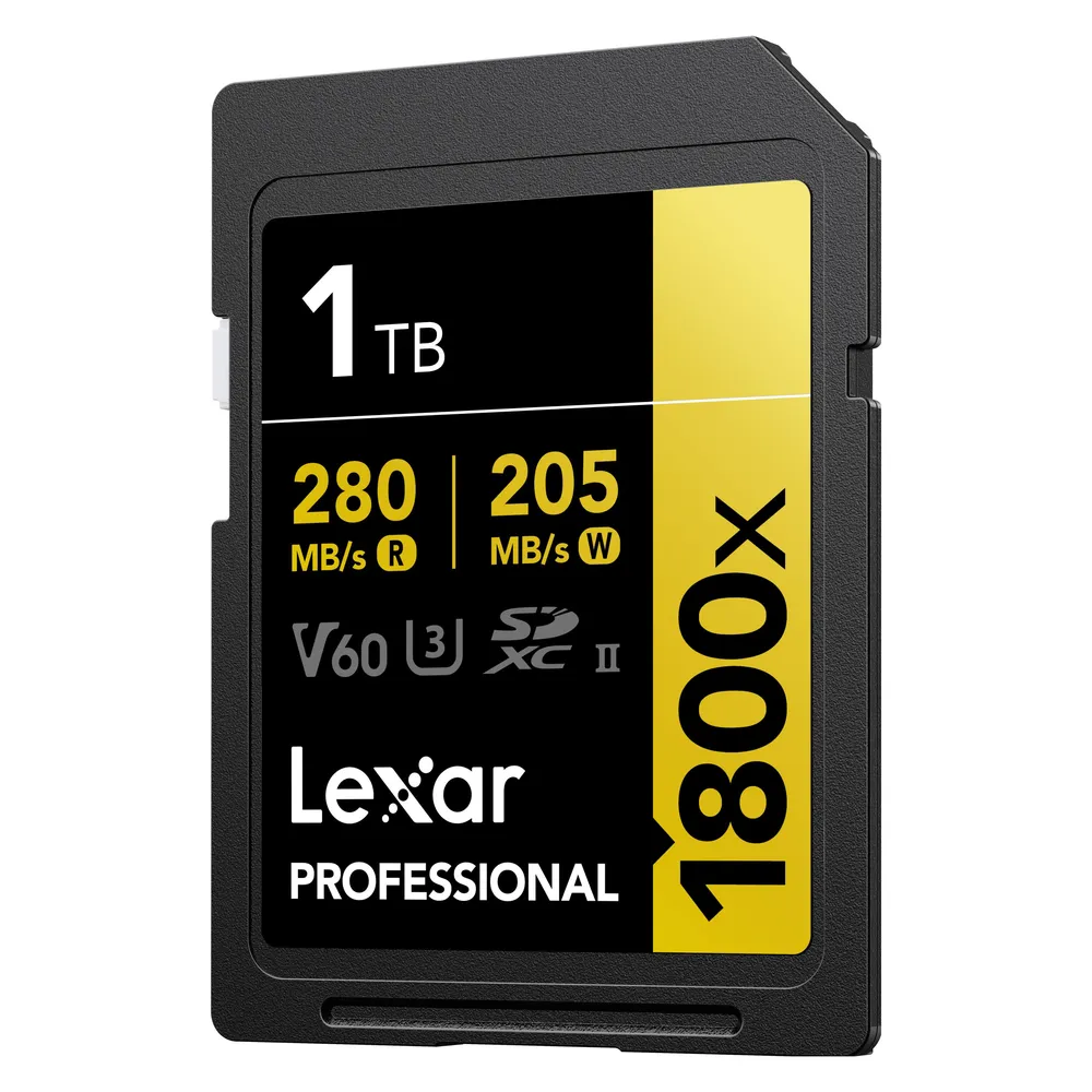 Lexar Professional 1800x (1000 GB, SDXC, U3, UHS-II)