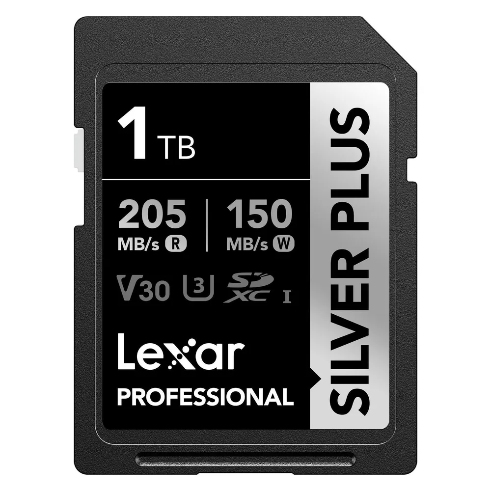Speicherkarte Lexar Silver Plus 1TB SDXC UHS-I 205MB/s V30 robust