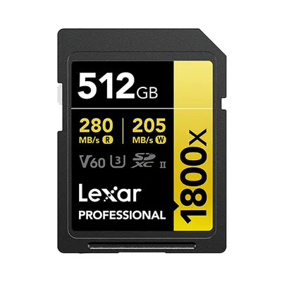 Lexar Professional GOLD Series | lsd1800512g-bnnng | Flash-Speicherkarte