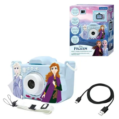 Lexibook DJ078FZ Frozen 8 GB Digitalkamera MP3-Player 5 Spiele benutzerdefinierte Rahmen