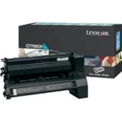 Lexmark High Yield Tonerpatrone Cyan für C770/772