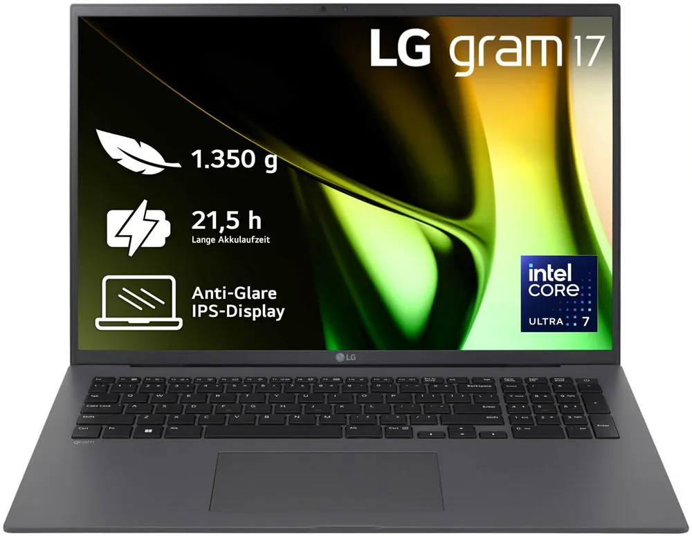 LG gram 17Z90S-G.AD7CG | 17z90s-g.ad7cg | Intel Core Ultra 7 155H / 1.4 GHz - Evo