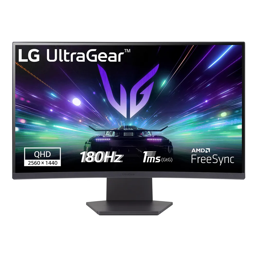 Monitor LG 27GS60QN-B 27" Quad HD 180Hz VA Curved 1ms FreeSync HDR10