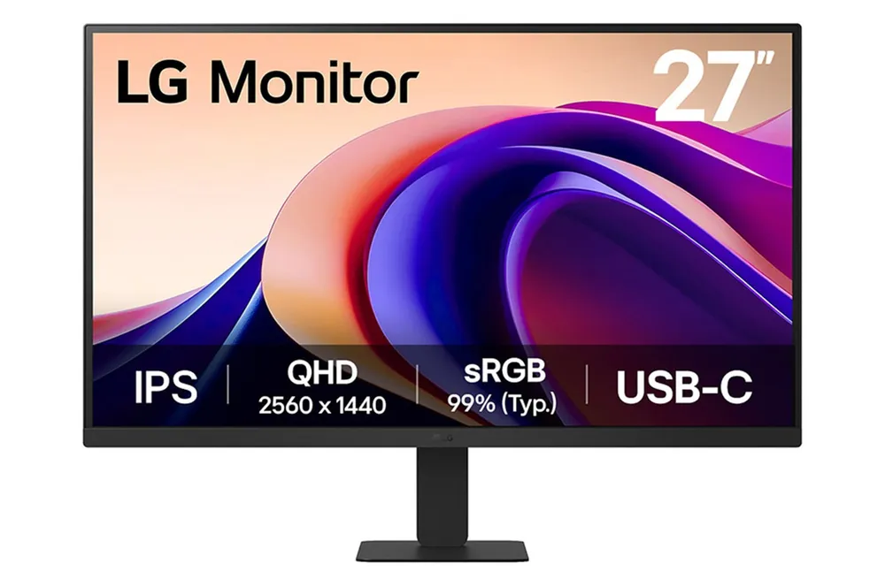 Monitor LG 27U631A-B 27" Quad HD 2560x1440 100Hz IPS HDR10 Flicker-Free USB-C