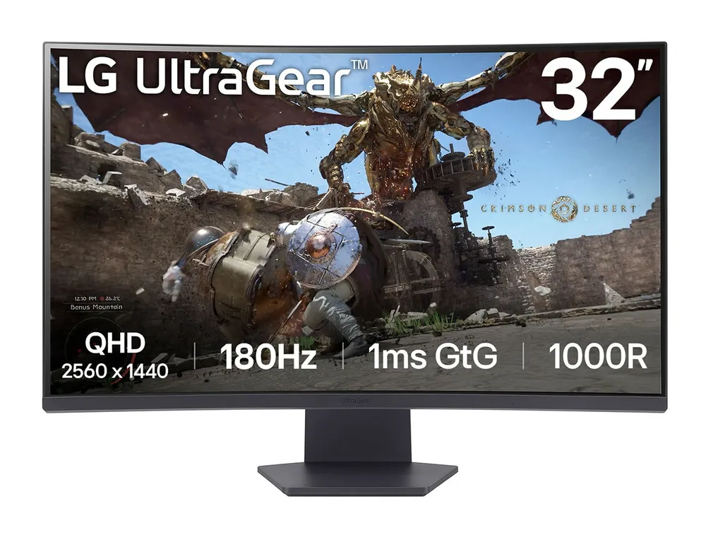 LG UltraGear 32GS60QC-B | 32gs60qc-b.aeuq | LED-Monitor - Gaming