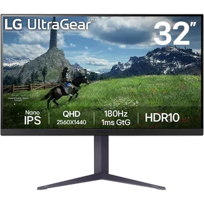 LG Ultragear 32GS85Q-B 31,5" LED Nano IPS QHD 180 Hz G-Sync-kompatibel
