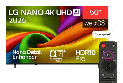 TV LG NanoCell 50NU850B6LA 50" 4K UltraHD 60Hz Smart TV WebOS HDR10 Dolby Digital Plus