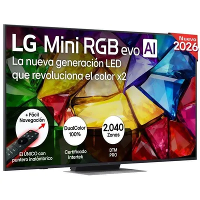 TV LG MiniLED 65MRGB87B6B 65" 4K UltraHD 120Hz Smart TV WebOS Dolby Vision Atmos Gaming