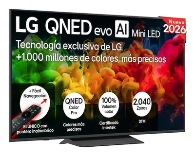 TV LG QNED 65QNED81B6A 65" 4K UltraHD 60Hz Smart TV WebOS HDR10 MiniLED KI