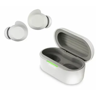 LG xboom Buds Bluetooth-Kopfhörer mit aktiver Geräuschunterdrückung, Weiß