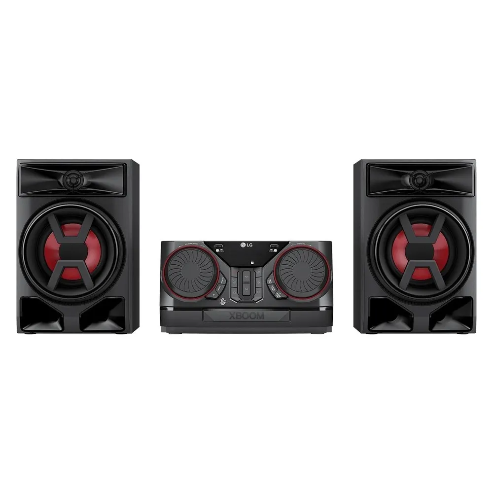 Microanlage LG CK43N 300W Bluetooth USB AUX TV-Synchronisation Party-Control Schwarz