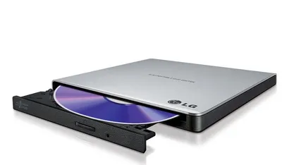 Hitachi-LG Data Storage GP57ES40 SlimLine silber | gp57es40.ahle10b | USB 2.0 - DVD / CD