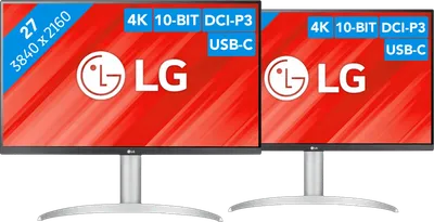 LG 27UP850N-W Doppelpack