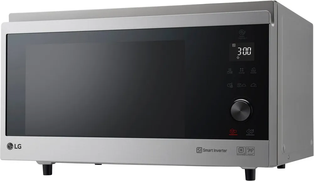 LG Mikrowelle MJ 3965 ACS, Grill, Mikrowelle, Heißluft, 39 l, 1100 Watt, Hybrid-Heißluftofen 4-in-1