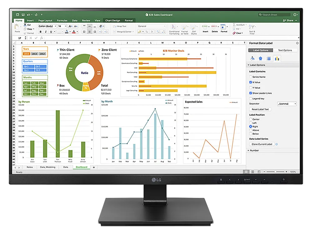 LG Monitor 27BN65Q-B, 68,58 cm (27"), QHD, gebraucht