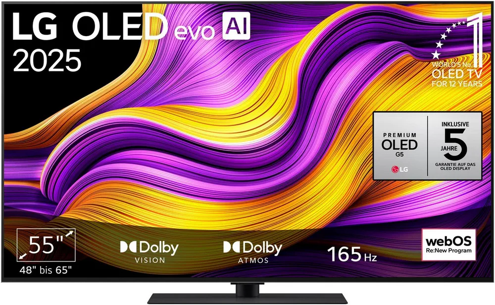 LG OLED55G59LS OLED-Fernseher (139 cm/55 Zoll, 4K Ultra HD, Smart-TV)
