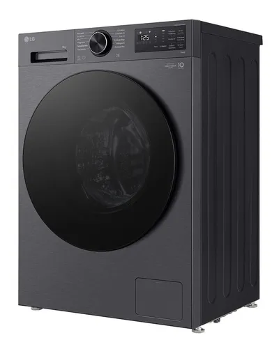 LG Waschmaschine F2X7SLIM9B, 9 kg, 1200 U/min, Dampffunktion, Trommelinnenbeleuchtung, Aqualock Wasserschutz