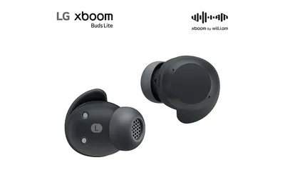 LG xboom Buds Lite wireless In-Ear-Kopfhörer (Active Noise Cancelling (ANC), Freisprechfunktion, LED Ladestandsanzeige, Multi-Point-Verbindung, Rauschunterdrückung, Sprachsteuerung, kompatibel mit Siri, Google Assistant, Siri, Bluetooth)