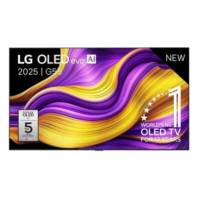 TV LG OLED evo OLED55G55LW 55" 4K Smart TV AI Silber