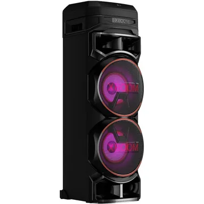 LG RNC9 Bluetooth-Lautsprecher mit Karaoke, 1000 W, Schwarz