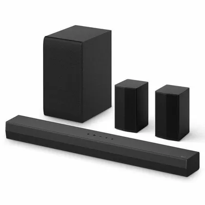 Barra de Sonido LG S40TR 4.1 400W Bluetooth HDMI ARC Subwoofer Dolby Digital Schwarz