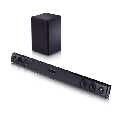 Soundbar LG SQC2 2.1 300W Bluetooth Wireless Subwoofer Dolby Digital Schwarz