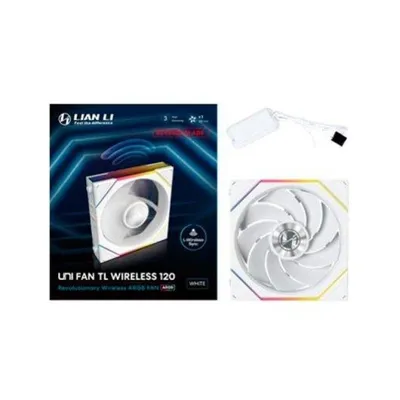 Luftkühlung Lian Li 120mm UNIFAN TL120 Wireless Weiß Reverse ARGB 2300RPM Extras RGB
