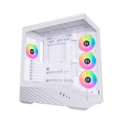PC-Gehäuse Lian Li V100 White ARGB 4 Lüfter Glas ATX 420mm GPU