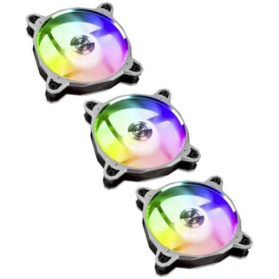 Lian-Li Bora Digital Pack 3 Lüfter 120mm ARGB Silber