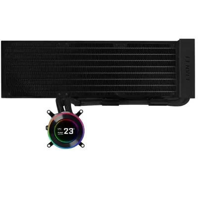 Refrigeración Líquida Lian Li Hydroshift II LCD-C 360mm Ohne Lüfter IPS Display