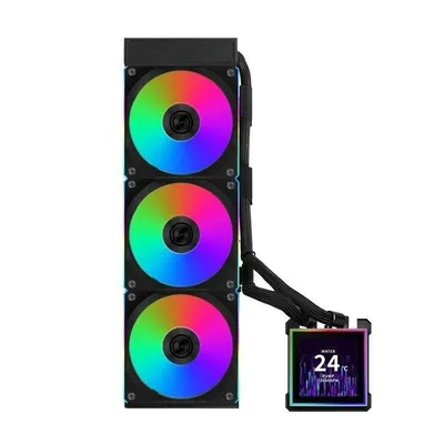 Refrigeración Líquida Lian-Li HydroShift II LCD-S 360 mm 3 Lüfter RGB IPS-Display