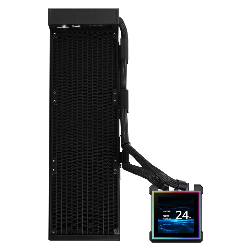 Refrigeración Líquida Lian-Li HydroShift II LCD-S 360mm 3 Ventilatoren RGB IPS