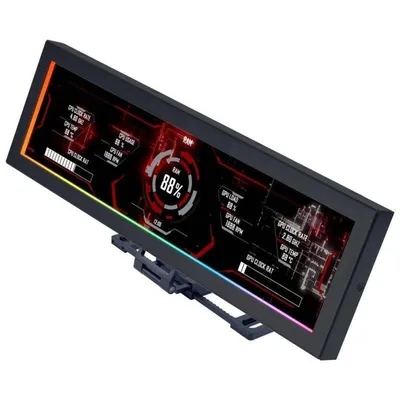 Display Lian Li 8.8" Universal Screen IPS LCD 1920x480 ARGB USB Schwarz
