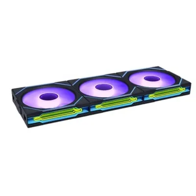 Lian Li Uni Fan SL-INF Wireless Reverse RGB 3er Set 12cm PC-Gehäuselüfter Schwarz