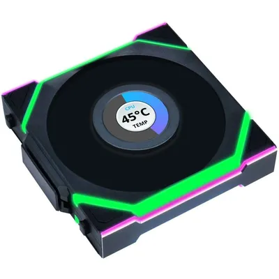 Lian-Li UNI FAN SL WIRELESS LCD 120 ARGB Zusatzlüfter mit Display 120mm schwarz