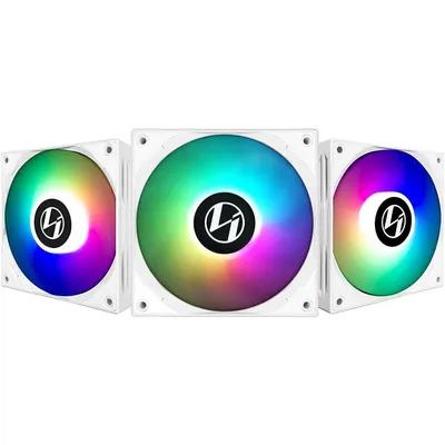 Lian-Li ST120 Packung mit 3 Zusatzlüftern 120 mm weiß