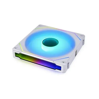 Zusatzlüfter Lian Li Uni Fan SL140 Infinity 140mm 1800RPM kabellos RGB weiß