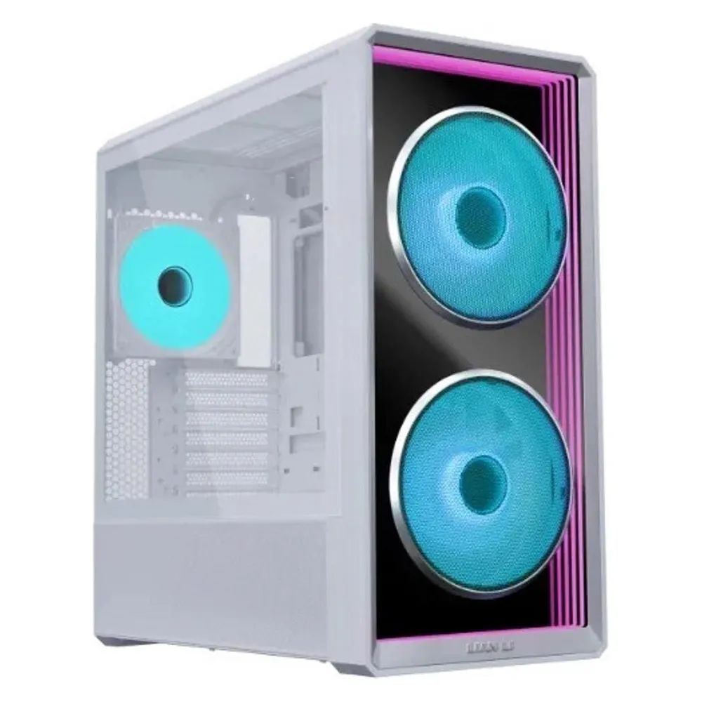 PC-Gehäuse Lian Li Lancool 217 Infinity Weiß ATX EATX Glas USB-C