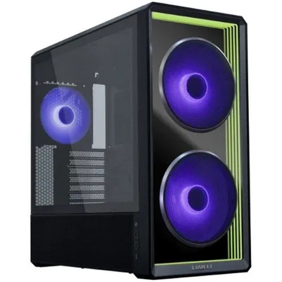 PC-Gehäuse Lian Li Lancool 217 Infinity Midi Tower Glas USB-C Schwarz