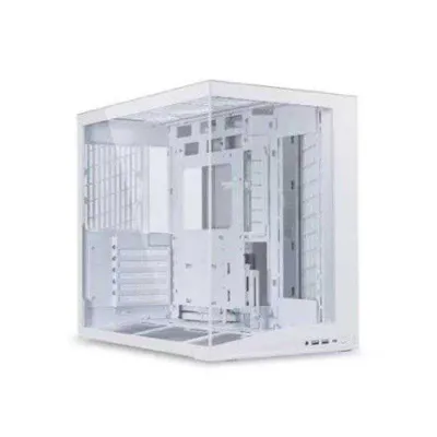 PC-Gehäuse Lian Li O11D Mini V2 White Aluminium Glas ATX 400 mm GPU 160 mm Kühler