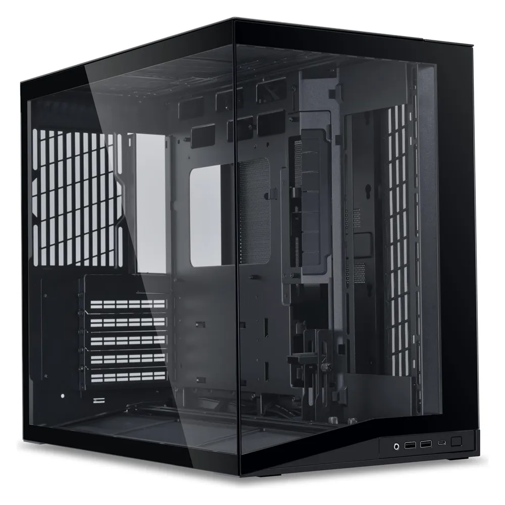 PC-Gehäuse Lian Li O11D Mini V2 Black Aluminium Glas ATX Modular