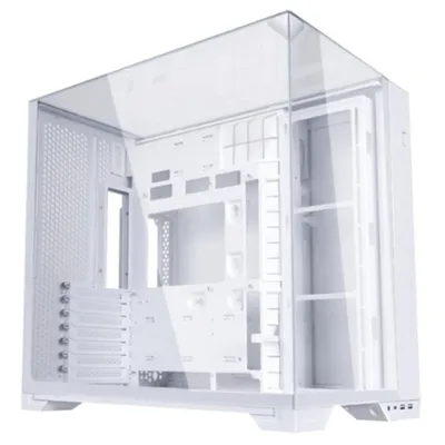 PC-Gehäuse Lian Li O11 Vision Compact Weiß ATX E-ATX Gehärtetes Glas