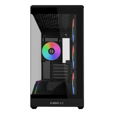 Gehäuse Lian-Li Vector V100R MINI Schwarz micro ATX Temperglas Gaming