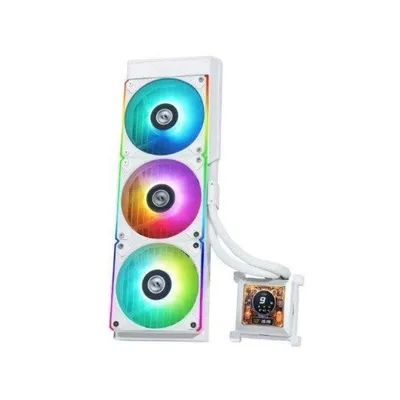 Refrigeración Líquida Lian Li Hydroshift II 360R 360 mm 3 Lüfter LCD Weiß