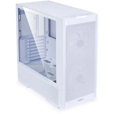 Lian Li Lancool 206 Weißes ATX-Gehäuse aus gehärtetem Glas