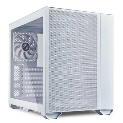 Lian-Li O11 Air Mini gehärtetes Glas USB 3.0 Weiß