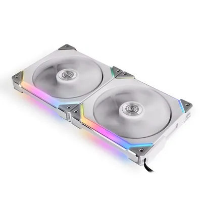 Lian-Li Uni Fan SL140 Dual RGB PWM Zusatzlüfter 140mm weiß