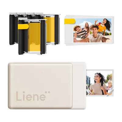 Dye-Sublimationsdrucker Bluetooth Liene Pearl N200 Pro tragbar gold klebend