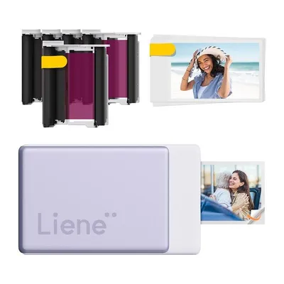 Sublimationsdrucker Bluetooth Liene Pearl N200 Pro tragbar selbstklebend lila